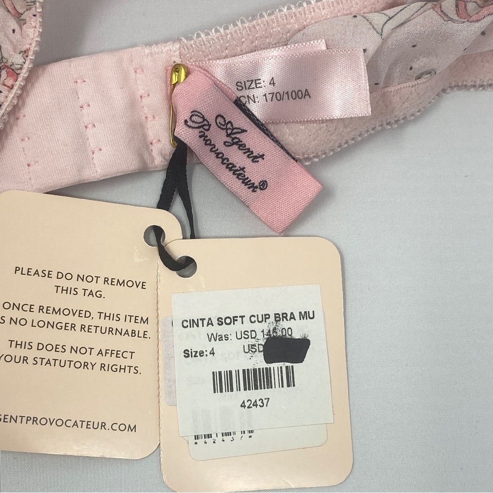 Agent Provocateur Cinta Pink Set NWT *SALE* - Picture 11 of 12